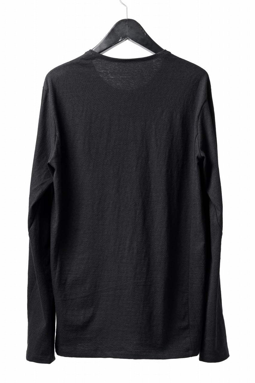 画像をギャラリービューアに読み込む, black crow x LOOM exclusive long sleeve tops / zimbabwe cotton jersey (black)