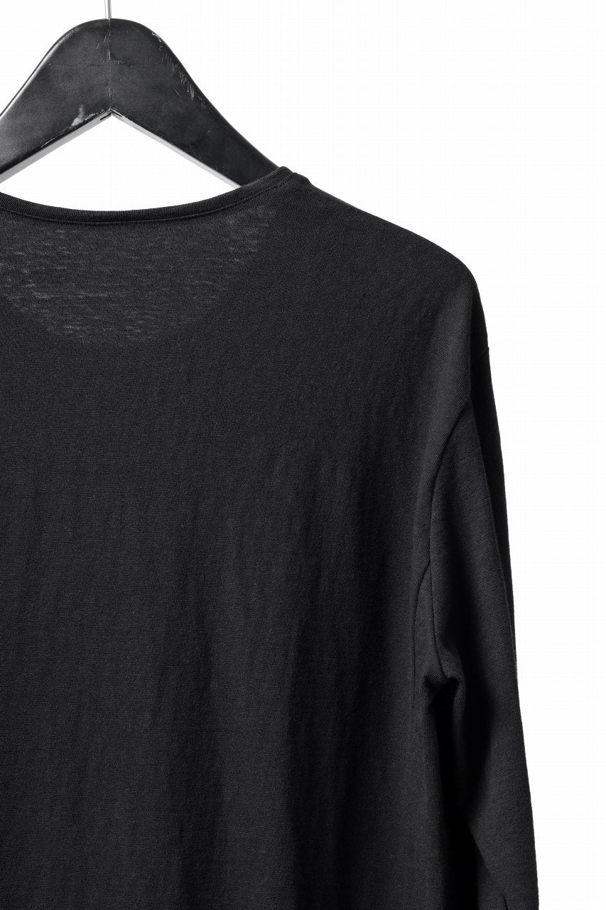 画像をギャラリービューアに読み込む, black crow x LOOM exclusive long sleeve tops / zimbabwe cotton jersey (black)