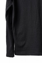 画像をギャラリービューアに読み込む, black crow x LOOM exclusive long sleeve tops / zimbabwe cotton jersey (black)