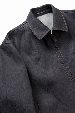 画像をギャラリービューアに読み込む, Y's for men COLLOR COMBI BLOUSON / 13oz UNEVEN YARN DENIM (BLUE)