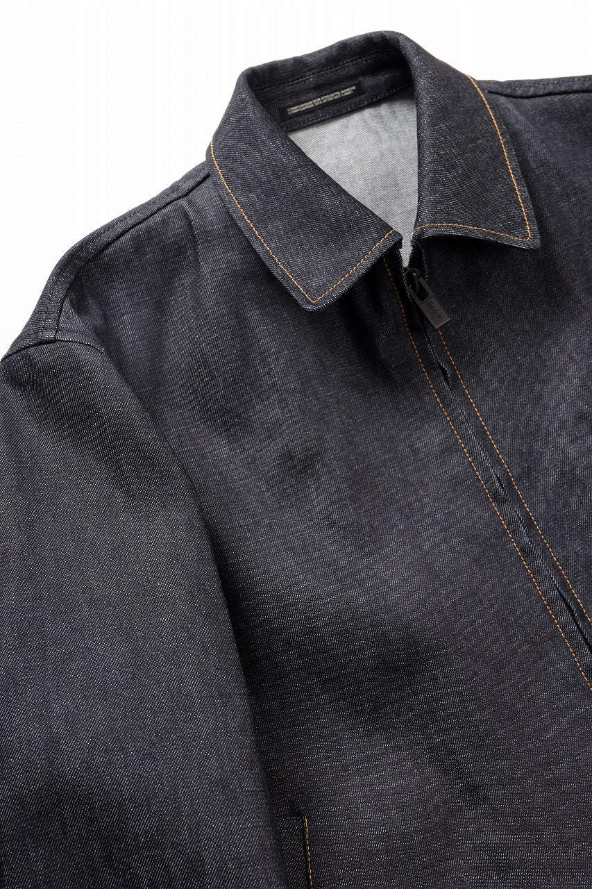 画像をギャラリービューアに読み込む, Y's for men COLLOR COMBI BLOUSON / 13oz UNEVEN YARN DENIM (BLUE)