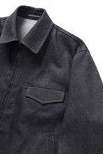 画像をギャラリービューアに読み込む, Y's for men COLLOR COMBI BLOUSON / 13oz UNEVEN YARN DENIM (BLUE)