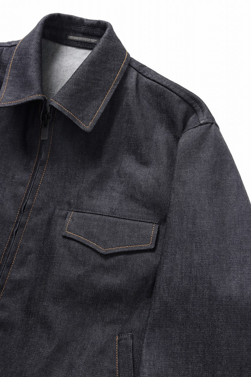 画像をギャラリービューアに読み込む, Y's for men COLLOR COMBI BLOUSON / 13oz UNEVEN YARN DENIM (BLUE)