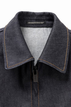 画像をギャラリービューアに読み込む, Y's for men COLLOR COMBI BLOUSON / 13oz UNEVEN YARN DENIM (BLUE)
