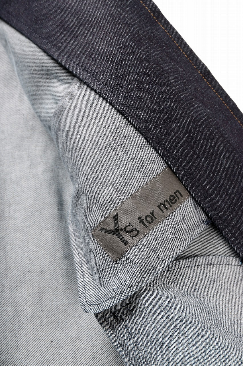 画像をギャラリービューアに読み込む, Y's for men COLLOR COMBI BLOUSON / 13oz UNEVEN YARN DENIM (BLUE)
