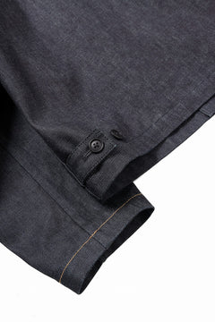 画像をギャラリービューアに読み込む, Y's for men COLLOR COMBI BLOUSON / 13oz UNEVEN YARN DENIM (BLUE)