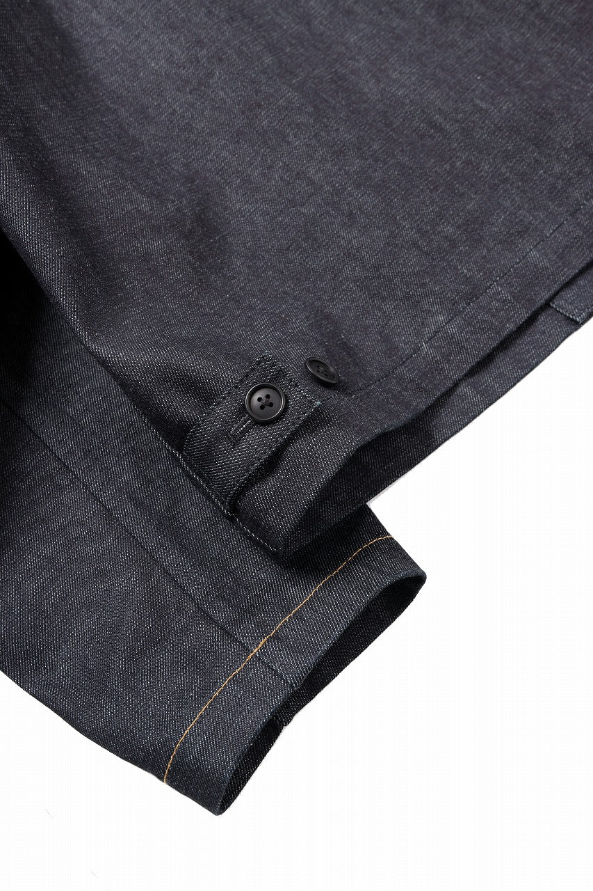 画像をギャラリービューアに読み込む, Y's for men COLLOR COMBI BLOUSON / 13oz UNEVEN YARN DENIM (BLUE)