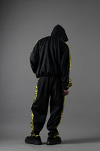 画像をギャラリービューアに読み込む, beauty : beast ”KEEP OUT” BOMTEMPS TRACK PANTS (BLACK x YELLOW)