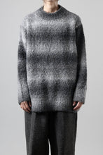 画像をギャラリービューアに読み込む, TARO HORIUCHI / th products Inflated Oversized Crew / 1/4.5 kasuri loop knit (mono)