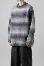 画像をギャラリービューアに読み込む, TARO HORIUCHI / th products Inflated Oversized Crew / 1/4.5 kasuri loop knit (mono)