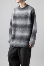 画像をギャラリービューアに読み込む, TARO HORIUCHI / th products Inflated Oversized Crew / 1/4.5 kasuri loop knit (mono)