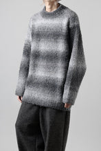 画像をギャラリービューアに読み込む, TARO HORIUCHI / th products Inflated Oversized Crew / 1/4.5 kasuri loop knit (mono)