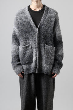 画像をギャラリービューアに読み込む, TARO HORIUCHI / th products Inflated Cardigan / 1/4.5 kasuri loop knit (mono)