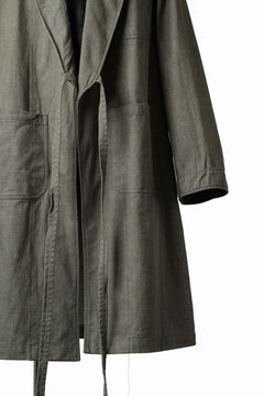 画像をギャラリービューアに読み込む, sus-sous british army gown coat / green denim (GREEN)