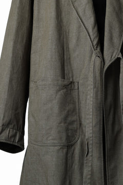 画像をギャラリービューアに読み込む, sus-sous british army gown coat / green denim (GREEN)