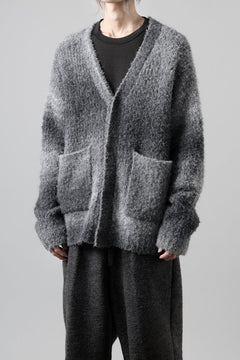 画像をギャラリービューアに読み込む, TARO HORIUCHI / th products Inflated Cardigan / 1/4.5 kasuri loop knit (mono)