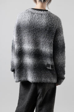画像をギャラリービューアに読み込む, TARO HORIUCHI / th products Inflated Cardigan / 1/4.5 kasuri loop knit (mono)