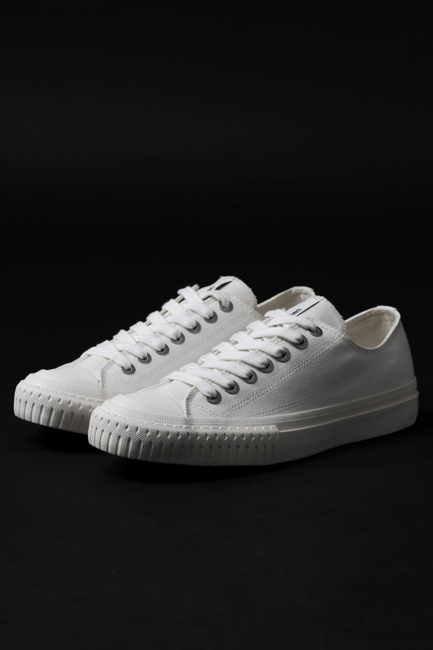 画像をギャラリービューアに読み込む, Y's for men LOW TOP SNEAKER / COTTON CANVAS (WHITE)