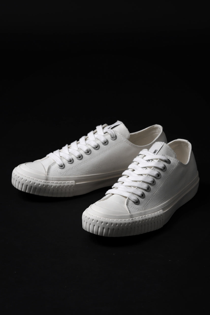 画像をギャラリービューアに読み込む, Y's for men LOW TOP SNEAKER / COTTON CANVAS (WHITE)