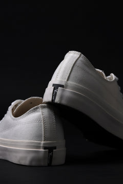 画像をギャラリービューアに読み込む, Y's for men LOW TOP SNEAKER / COTTON CANVAS (WHITE)
