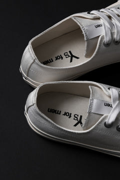 画像をギャラリービューアに読み込む, Y's for men LOW TOP SNEAKER / COTTON CANVAS (WHITE)