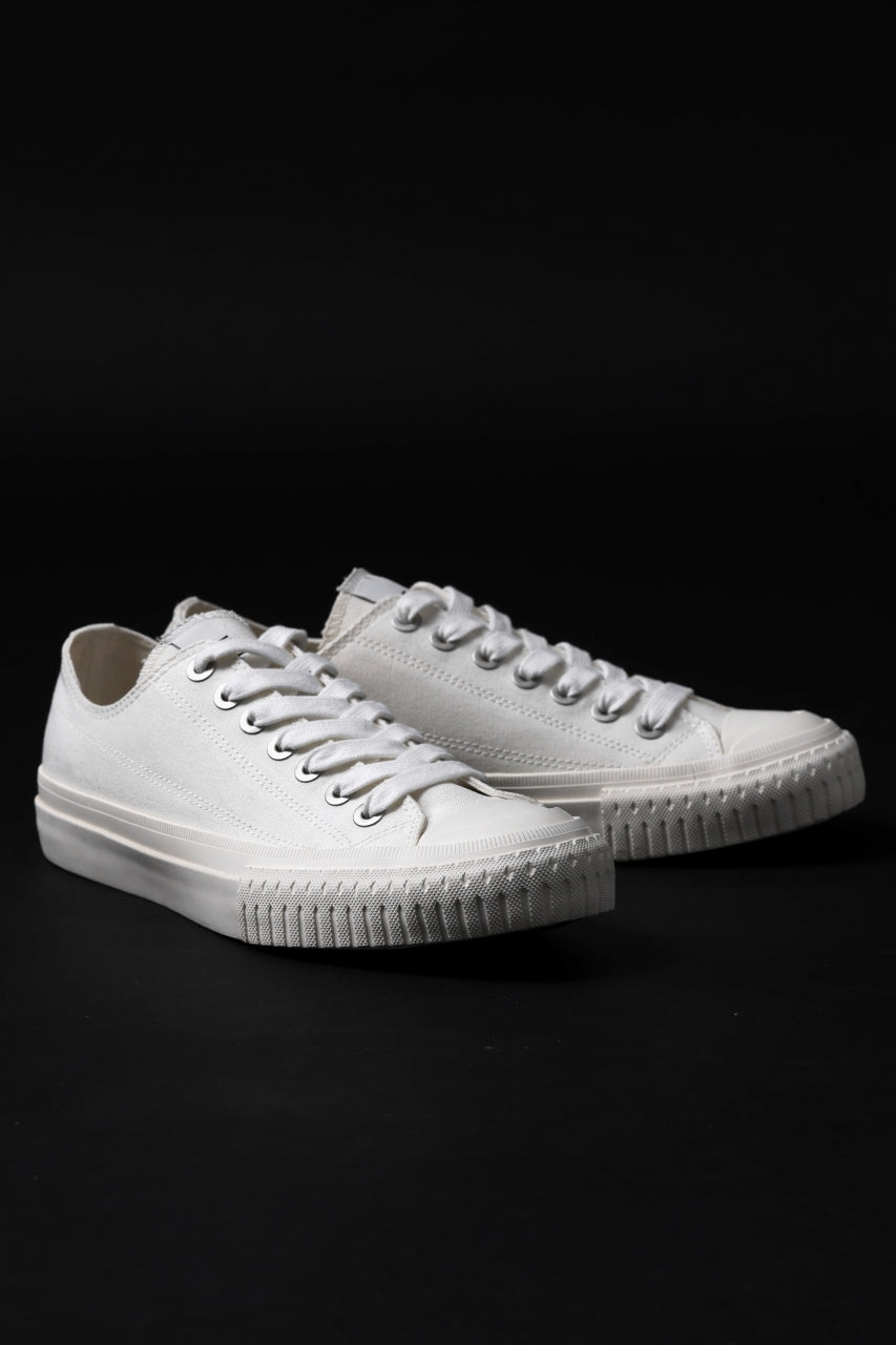 画像をギャラリービューアに読み込む, Y's for men LOW TOP SNEAKER / COTTON CANVAS (WHITE)