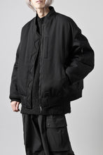 画像をギャラリービューアに読み込む, th products 3D Collar MA-1 / wool gabardine (black)