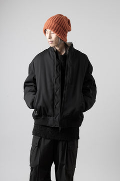 画像をギャラリービューアに読み込む, TARO HORIUCHI / th products 3D Collar MA-1 / wool gabardine (black)