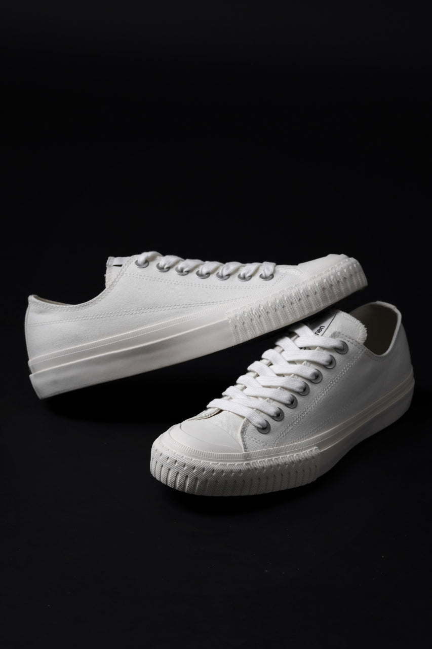画像をギャラリービューアに読み込む, Y's for men LOW TOP SNEAKER / COTTON CANVAS (WHITE)