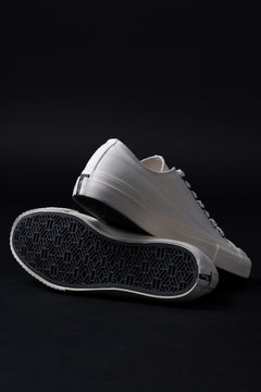 画像をギャラリービューアに読み込む, Y's for men LOW TOP SNEAKER / COTTON CANVAS (WHITE)