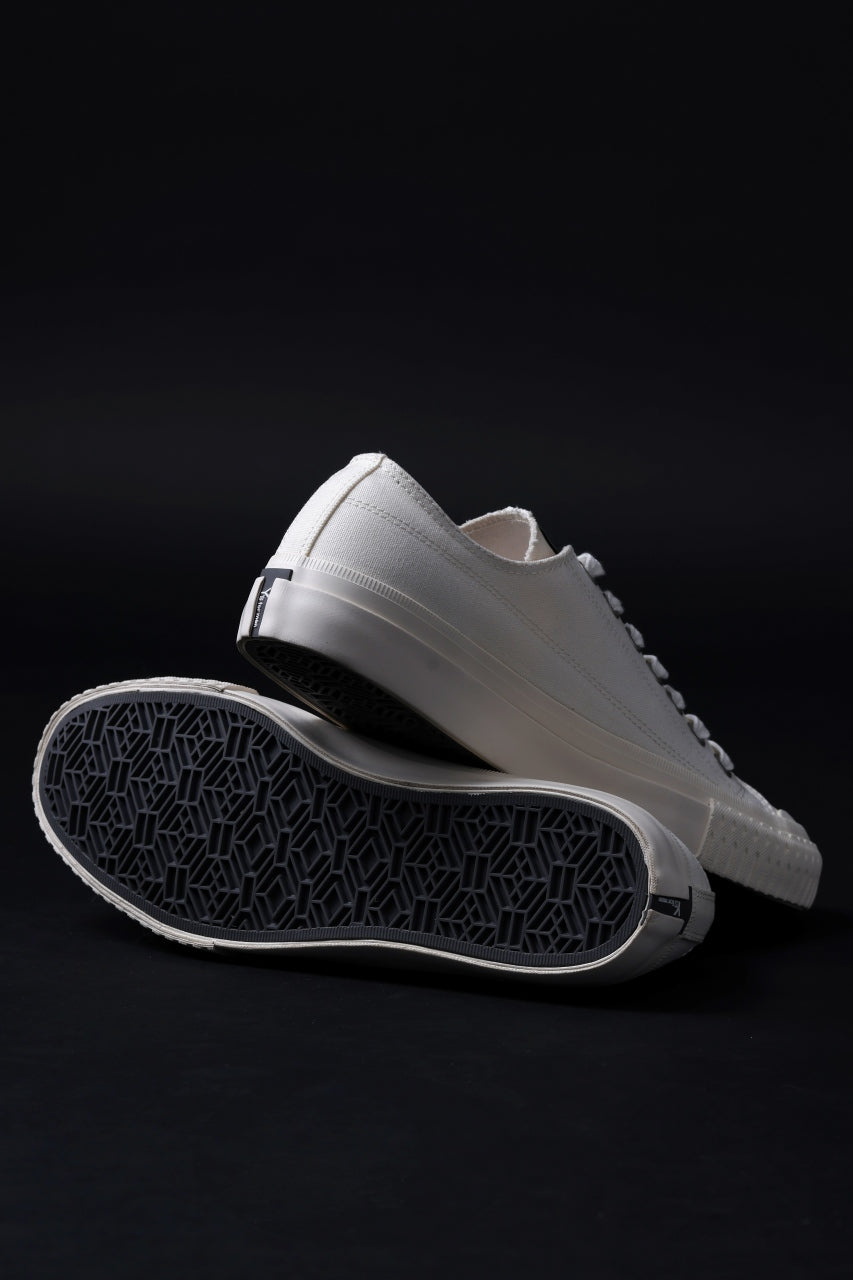 画像をギャラリービューアに読み込む, Y's for men LOW TOP SNEAKER / COTTON CANVAS (WHITE)
