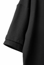Load image into Gallery viewer, INDEPICT® × LOOM exclusive INVERSION TERRY LAYERED S/S TOP (BLACK)