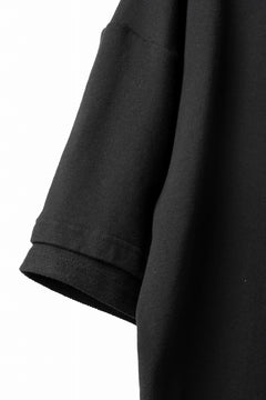 Load image into Gallery viewer, INDEPICT® × LOOM exclusive INVERSION TERRY LAYERED S/S TOP (BLACK)