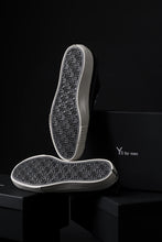 画像をギャラリービューアに読み込む, Y's for men LOW TOP SNEAKER / COTTON CANVAS (BLACK x WHITE)