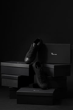 画像をギャラリービューアに読み込む, Y's for men LOW TOP SNEAKER / COTTON CANVAS (BLACK)