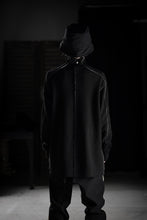 画像をギャラリービューアに読み込む, thom/krom BOTTLE NECK L/S TOPS / DOUBLE FACE JERSEY (BLACK / WHITE)