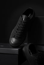 画像をギャラリービューアに読み込む, Y's for men LOW TOP SNEAKER / COTTON CANVAS (BLACK)