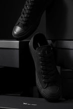 画像をギャラリービューアに読み込む, Y&#39;s for men LOW TOP SNEAKER / COTTON CANVAS (BLACK)