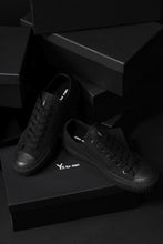 画像をギャラリービューアに読み込む, Y's for men LOW TOP SNEAKER / COTTON CANVAS (BLACK)