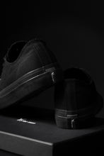 画像をギャラリービューアに読み込む, Y&#39;s for men LOW TOP SNEAKER / COTTON CANVAS (BLACK)