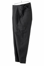画像をギャラリービューアに読み込む, Y's for men MILITARY DETAIL PANTS / 40 LINEN (BLACK)