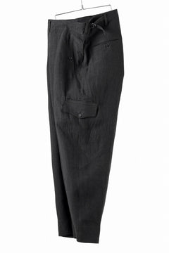 画像をギャラリービューアに読み込む, Y's for men MILITARY DETAIL PANTS / 40 LINEN (BLACK)