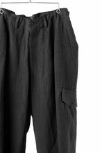 画像をギャラリービューアに読み込む, Y's for men MILITARY DETAIL PANTS / 40 LINEN (BLACK)