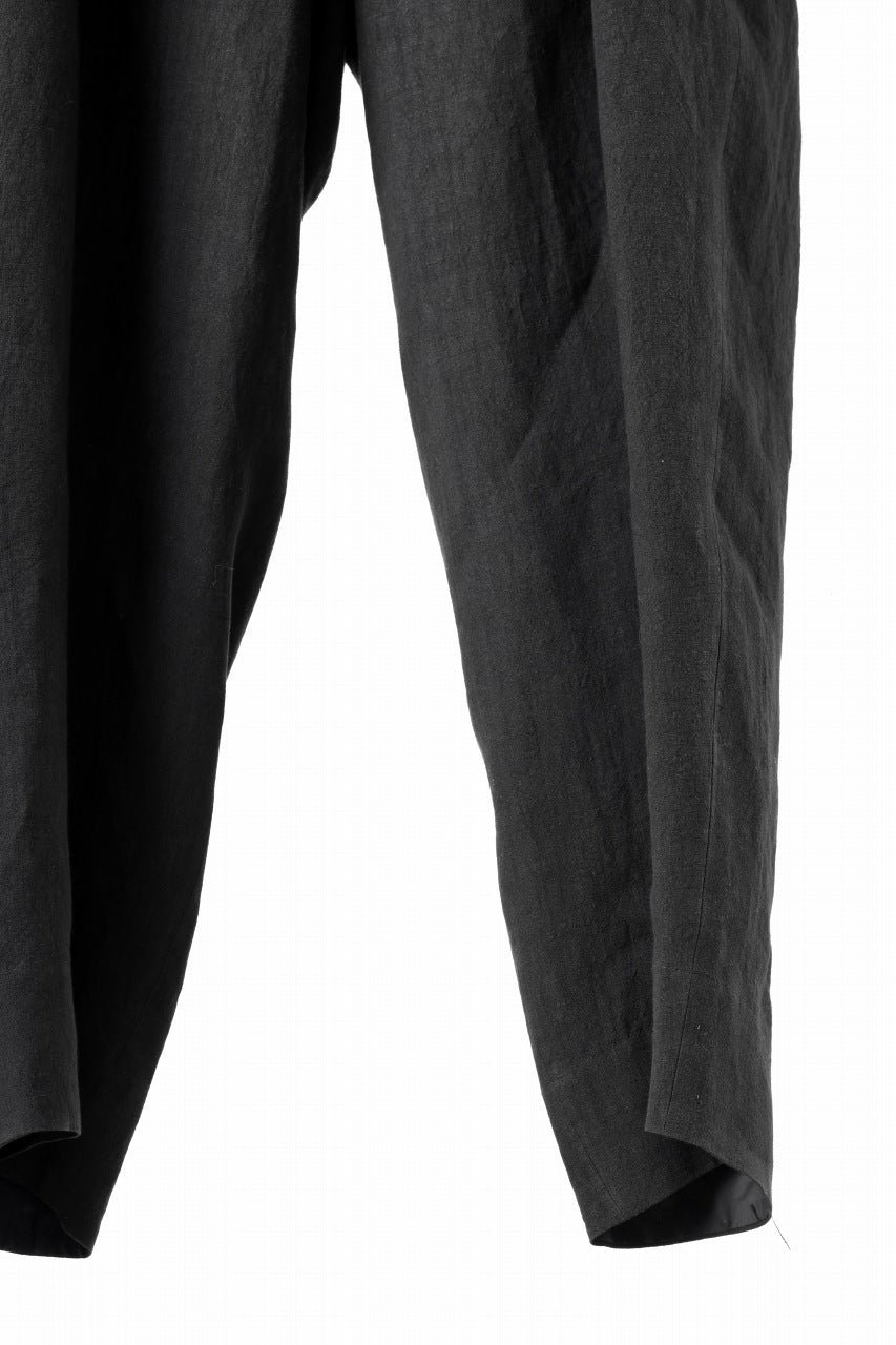 画像をギャラリービューアに読み込む, Y's for men MILITARY DETAIL PANTS / 40 LINEN (BLACK)