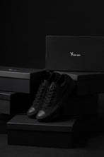 画像をギャラリービューアに読み込む, Y&#39;s for men LOW TOP SNEAKER / COTTON CANVAS (BLACK)