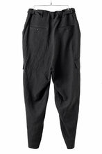 画像をギャラリービューアに読み込む, Y's for men MILITARY DETAIL PANTS / 40 LINEN (BLACK)