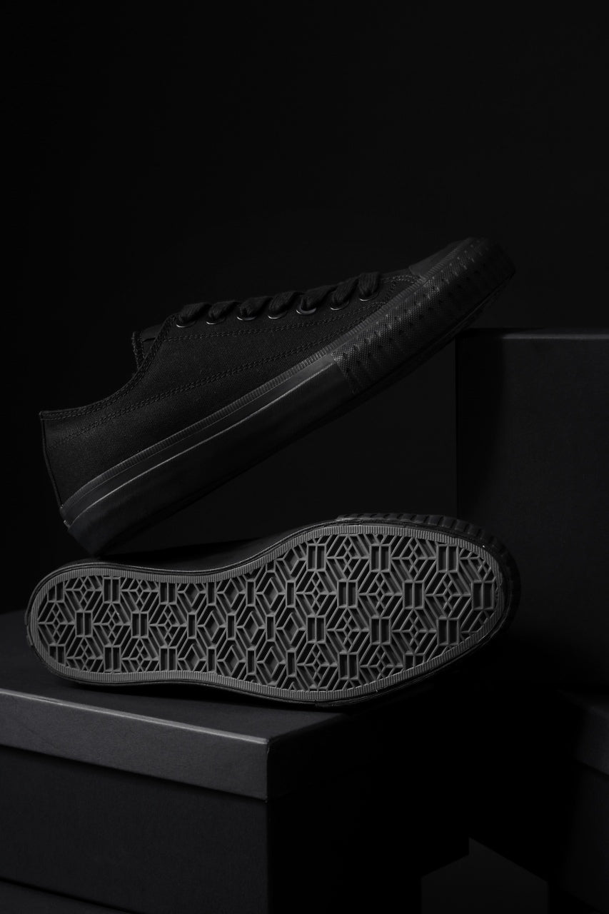画像をギャラリービューアに読み込む, Y's for men LOW TOP SNEAKER / COTTON CANVAS (BLACK)