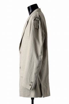 画像をギャラリービューアに読み込む, Y's for men 2 BUTTONS JACKET WITH SHOULDER BUCKLES / COTTON LINEN VIYELLA (BEIGE)