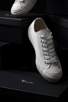 画像をギャラリービューアに読み込む, Y's for men LOW TOP SNEAKER / COTTON CANVAS (WHITE)
