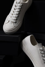 画像をギャラリービューアに読み込む, Y's for men LOW TOP SNEAKER / COTTON CANVAS (WHITE)